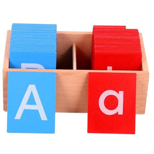 de Montessori, ABC, material didáctico , juguetes de caja e inferior para niños y niñas de 3 en