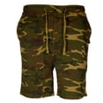 thumbnail image 3 of Men's Shorts Relaxed Waist Drawstring Waist Straight Leg Casual Short Pants, Mushroom, XL, 3 of 6
