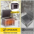 thumbnail image 6 of Aivituvin Cat House for Outdoor Cats Insulated Feral Kitty Shelter with Warm Liner for Winter Waterproof Rabbit Hutch for Bunnies,Cats, 6 of 10