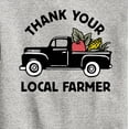 thumbnail image 3 of Instant Message - Thank Your Local Farmer - Toddler & Youth Crewneck Fleece Sweatshirt, 3 of 6