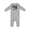 AC-Heather Grey, variant on Adorable Now...wait Till I Have a Beard Like Dad Baby Romper Coveralls