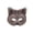 Gray, variant on Unisex Halloween Fox Half Face Masks Plush Artificial Fur Fox Cosplay Mask for Halloween Carnival Christmas Cosplay Party Costume Accessory 1 PC Black One Size