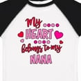 thumbnail image 4 of Inktastic My Heart Belongs to My Nana Boys or Girls Toddler T-Shirt, 4 of 5