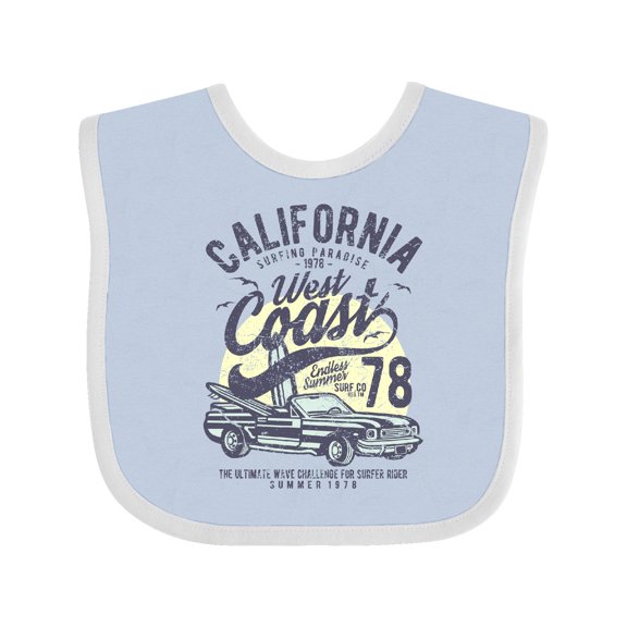 Inktastic California West Coast Boys or Girls Baby Bib