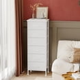 thumbnail image 2 of Tall Dresser for Bedroom, Closet Organizers and Storage Tall Fabric Dresser for Closet, Drawer Organizer with 5 Drawers, Bedroom Furniture, 2 of 6