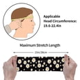 thumbnail image 7 of Wukai Daisy Sports sweatband,Men & Women Sweatband Headband for Running, Cross Training, Racquetball, Working Out, 7 of 7