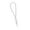 awl necklace, variant on Modern Thorn Fishbone Necklace Polished Alloy Adjustable Length Bodycon Jewelry Gift For Women Men