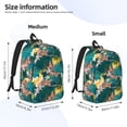thumbnail image 3 of Lsque Hawaiian Style Pattern Canvas Daypack, Durable Backpack, High-quality Versatile Backpack,Vintage Compact Backpack-Medium, 3 of 6