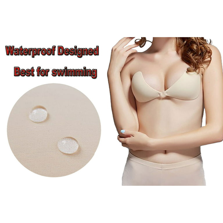 Adhesive Bra Sticky Strapless Bra Invisible for Women Daily Dress 