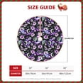thumbnail image 2 of Sikiie Pink purple rainbow flower butterfly Christmas Tree Skirt, Christmas Tree Decorations, Christmas Decor, Tree Mat Decoration(30-48IN)-36", 2 of 6