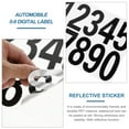 thumbnail image 1 of HINTRMENT 09 Reflective Number Stickers Black for Mailbox Door Car Decoration 4 Sets PET Material, 1 of 5