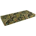 thumbnail image 3 of Blazing Needles 40-inch by 19-inch Patterned Outdoor Spun Polyester Loveseat Cushion, 3 of 5