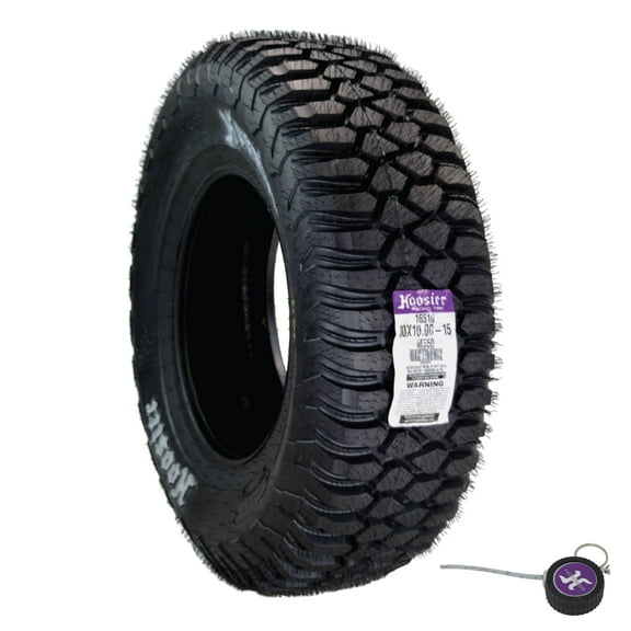 Hoosier UTV Tire 30.0X10.0-15 - 16510M550 for Side by Side & Off-Road Racing Use with Hoosier Keychain
