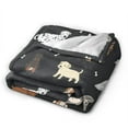 thumbnail image 4 of Perinsto Puppy Dogs Cute Animals Throw Blanket Ultra Soft Warm All Season, 4 of 4