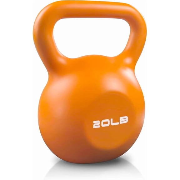 Exercise Equipment 5lbs Kettlebell Set, Strength Training Kettlebells Weight Set for Women, Vinyl Coated Kettle Bell for Home Gym Workout Weight Lifting Equipment, Comfortable Grip Wide Handle Weight