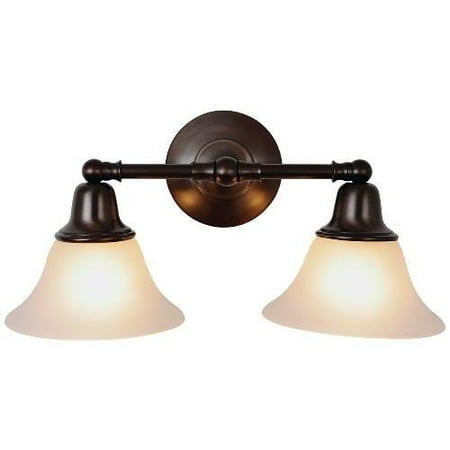 Monument 617289 Sonoma Vanity Light Fixture, Maximum Two 60 Watt Incandescent Medium Base Bulbs ...