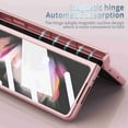 thumbnail image 7 of Dteck for Samsung Z Fold 5 Case with S Pen Holder & Front Screen Protector & Camera Lens Protector,Plating Hard PC Hinge Protection Folding Cover Case for Samsung Galaxy Z Fold 5 5G 7.6" ,Pink, 7 of 7