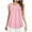 Pink, variant on GERsome Summer Tank Tops for Women Loose Fit Pleated Scoop Neck Sleeveless Workout Tops Curved Hem Flowy Muscle Tees S-2XL
