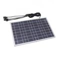 thumbnail image 2 of Kit de cargador de batería, panel solar de 8V 15W Panel de energía solar Panel solar portátil Funcionalidad inteligente, 2 of 8