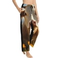 thumbnail image 2 of Daiia Sunflower Cow Pasture Women's Sleep Pant with Pockets and Drawstring,Pajama Pants-Large, 2 of 9