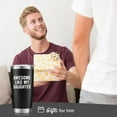 thumbnail image 6 of Valentines Day Gifts for Dad from Daughter, Dad Coffee Tumbler, Birthday Gifts for Men, Cool Fathers Day Gift for Dad Husband Grandpa, 20 oz, Black, 6 of 6