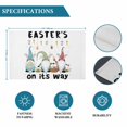 thumbnail image 6 of Gnomes Easter Placemats Set of 6, Eggs Botanical Carrot Pastoral Placemats for Dining Table, Place Mats for Kitchen Tabletop, Waterproof Wipeable Dining Table Mats Set, 6 of 9