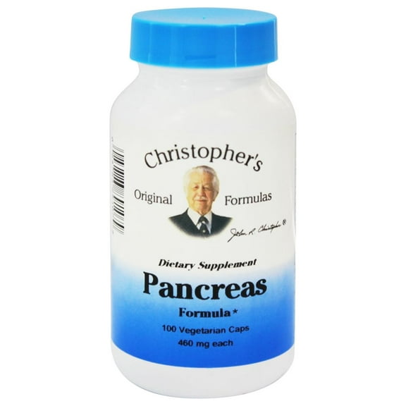 Dr. Christopher's Original Formulas Pancreas Formula - 460 mg - 100 Vcaps
