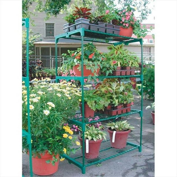 TekSupply 102444 Greenhouse Shelf Unit 4 Shelves