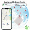 thumbnail image 3 of Chok Type-C Rechargeable GPS Intelligent Anti-Perte Tracker - Suivi en Temps Réel Aucune Installation Requise Compatible avec Apple Find My App Idéal pour Animaux Sacs Bagages Bicyclettes Voitures Priv, 3 of 6