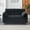 Black, variant on 3 in 1 Sleeper Sofa Couch Bed,Velvet Convertible Futon Sofa Bed with Pull Out Bed and Adjustable Backrest,Lounge Chaise Armchair Sofa for Living Room Bedroom Apartment,Gray