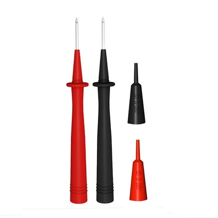 

2 Pieces Multimeter Test Probe Multitester Tools Testing Leads Kit Voltmeter Pen Puncture Line Plug-in Electric Accessory