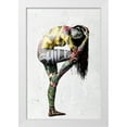 thumbnail image 2 of Stephen Chambers 11x14 White Modern Wood Framed Wall Art Titled - Smile, 2 of 6