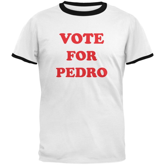 Napoleon Dynamite Short Sleeve Vote for Pedro Ringer T-Shirt (Men's)