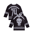 thumbnail image 3 of Marvel Mens Hockey Jersey - Spider-Man Mickey Mouse Punisher Long Sleeve Mesh Hockey Jerseys for Men, 3 of 7