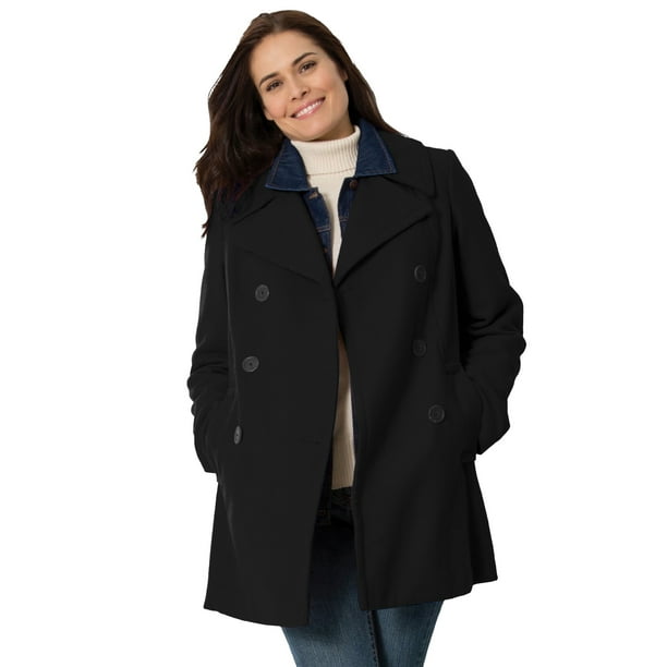 Woman Within Woman Within Women's Plus Size WoolBlend Double
