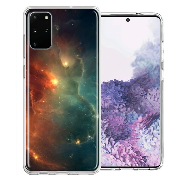 MUNDAZE For Samsung Galaxy S20 Nebula Design Double Layer Phone Case Cover