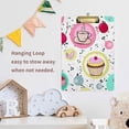 thumbnail image 7 of Coolnut Cartoon Cake Clipboard A4 Standard Size Decorative Clipboard with Low Profile Metal Clip for Students Men Women Classroom and Office Gifts, 7 of 7