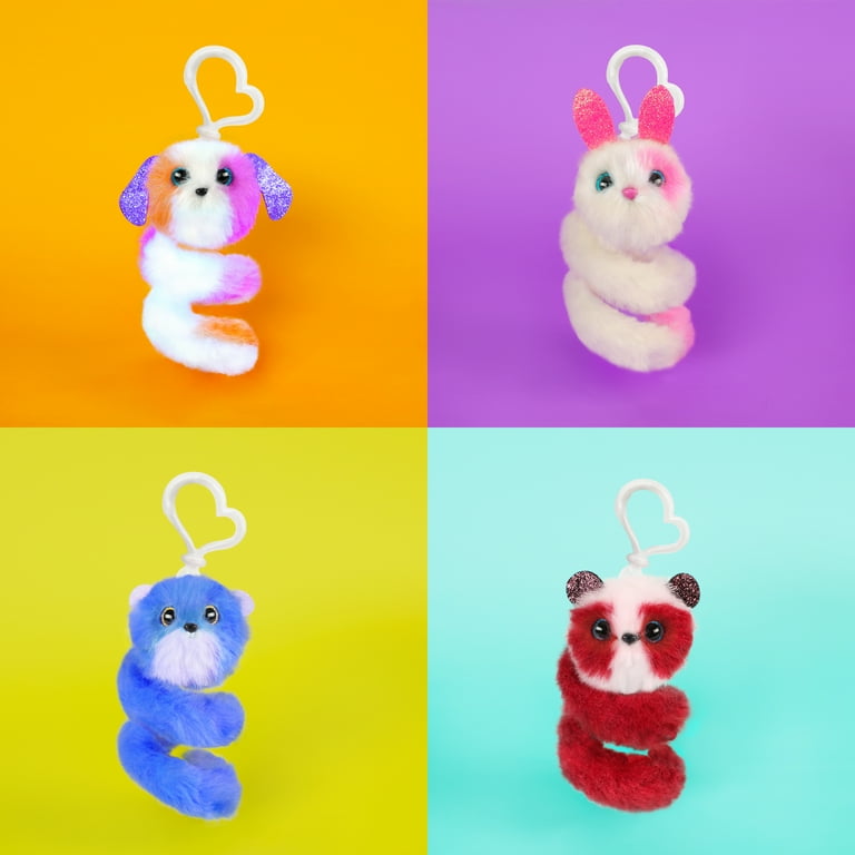 Pomsies Poos Moon Series 1 Furry Stuffed Animal Panda Plush Toy with Clip Walmart