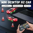 thumbnail image 2 of Funtogether Toys 1/64 Mini RC Car for Kids Age 4-12, 2.4GHz Remote Control with 3 Speed Modes, Rechargeable Desktop Race Car Toy, 2 of 8