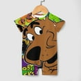thumbnail image 4 of Scooby Doo Baby Boys Girls Rompers Short Sleeve One Piece Bodysuit Jumpsuits Infant Outfit Clothes 9-12M, 4 of 8