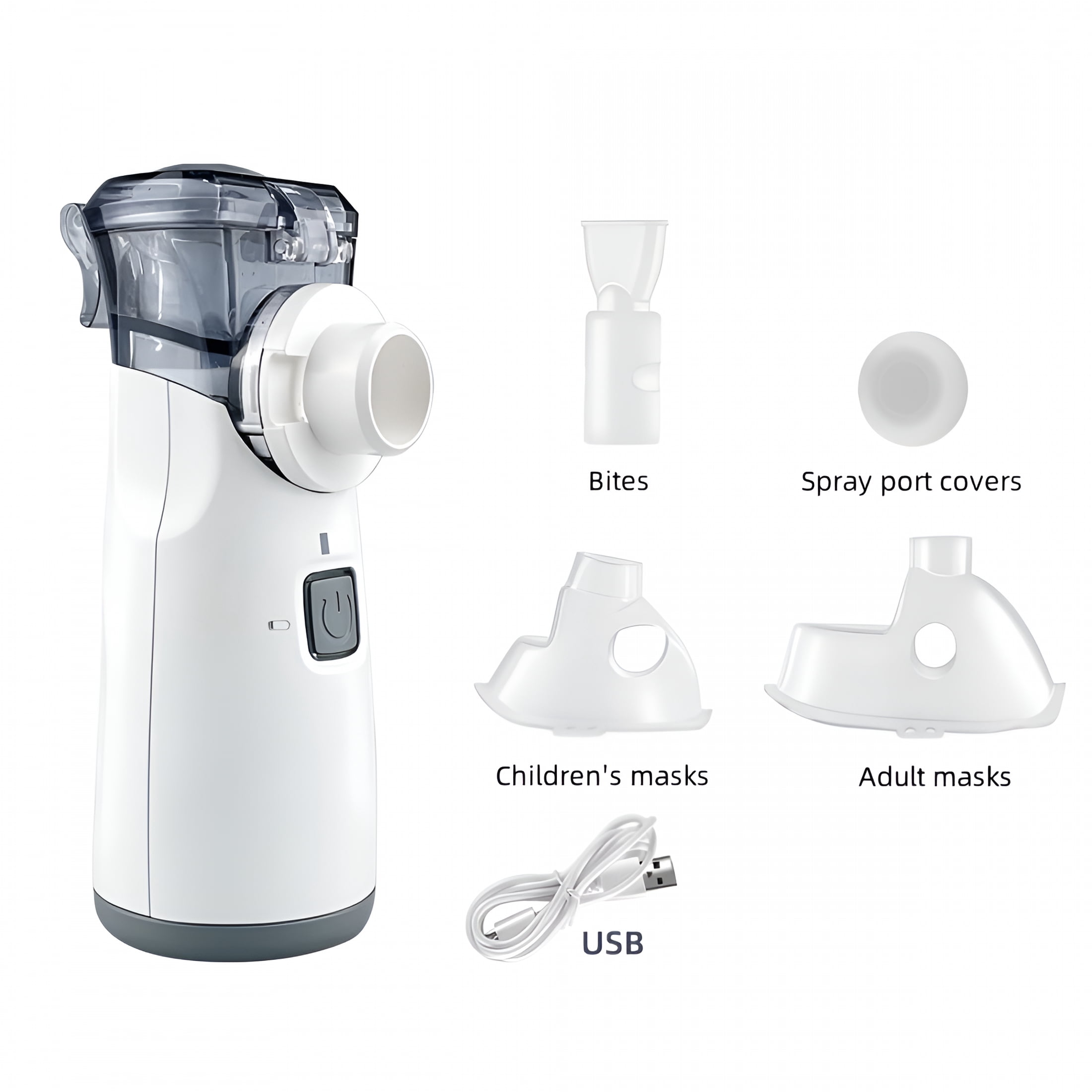 HIBIBUD Handheld Portable Personal Humidifier with One-Touch Automatic Cleaning
