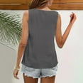 thumbnail image 5 of AherBiu Summer Tank Tops for Women Ruched Square Neck Wide Strap Casual Comfy Fitting Shirts Camisole, 5 of 5