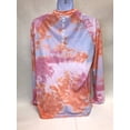 thumbnail image 2 of Huk Men's Tie Dye Pursuit Fusion Coral X-Large Long Sleeve Performance Shirt, 2 of 2