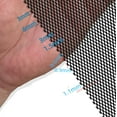 thumbnail image 4 of Black Universal 40"x13" Car Grill Mesh - Aluminum Alloy Automotive Grille Insert Bumper Rhombic Hole 3x6mm, 4 of 6