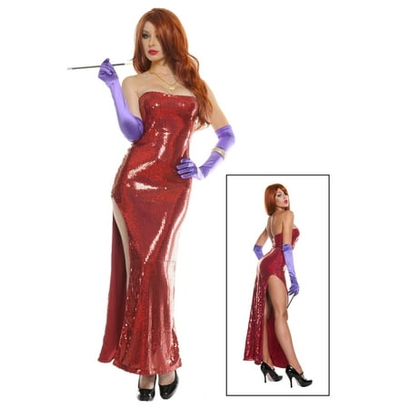 Plus Size Exclusive Deluxe Sequin Hollywood Singer