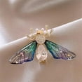 thumbnail image 4 of BONZEUS Pearl & Rhinestone Animal Brooch Collection - Trendy Bird, Butterfly, Bee Lapel Pins for Women - Coat, Dress, Wedding & Party Gifts, 4 of 29