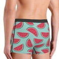 thumbnail image 3 of Disketp Watermelon Men's Boxer Briefs,Soft and Breathable Cotton Underwear with ComfortFlex Waistband, 3 of 7