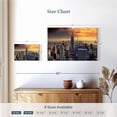 thumbnail image 4 of Elephant Stock Skyline Tower Wall Art - Horizontal Canvas Wall Art - Living Room Wall Decor - Places Canvas - Orange And Gray Decor - 12" x 8", 4 of 8