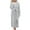 -B-Grey188, variant on FINALGANG Women Simple Robes Solid Color V-Neck Long Sleeve Thick Bathrobe Plus Size Clothing With Pockets Skin Friendly Relaxed Fit Activewear