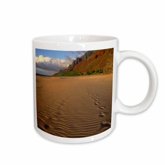 3drose, Kalalau Beach, Napali Coast, Kauai, Hawaii - Us12 Dpb1172 - Douglas Peebles, 15oz Mug